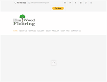 Tablet Screenshot of elmwoodflooring.com